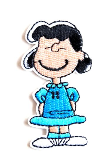 Lucy from Charlie Brown Embroidered Patch