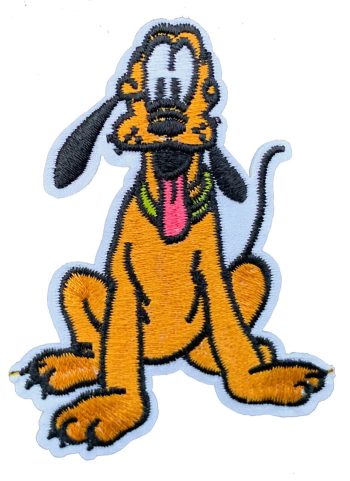Pluto the Dog Embroidered Patch