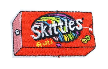 Skittles Embroidered Patch