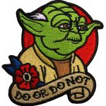 Yoda 'Do Or Do Not' Star Wars Embroidered Patch