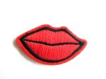 Lips Embroidered Patch