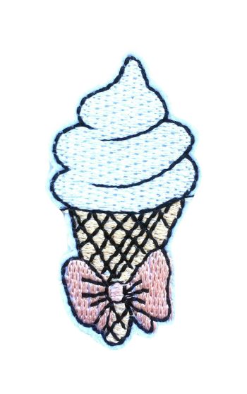 Ice Cream Mini Embroidered Patch #2