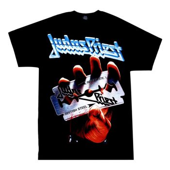 Judas Priest Shirt - 'British Steel' - Available in Size S, M, L, XL, 2XL, 3XL