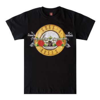 Guns N Roses Shirt - Bullet Logo - Available in Size S, M, L, XL, 2XL