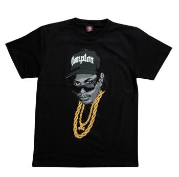 Eazy E Shirt - Gold Chain - Front and Back Print - Available in Size S, M, L, XL