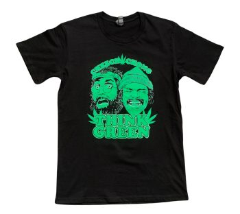 Cheech and Chong 'Think Green' Weed Shirt - Available in Size S, M, L, XL, 2XL,