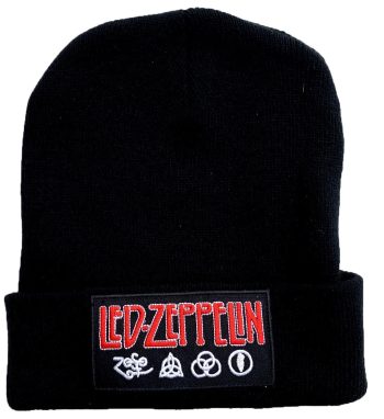 Led Zeppelin Beanie with Embroidered Logo