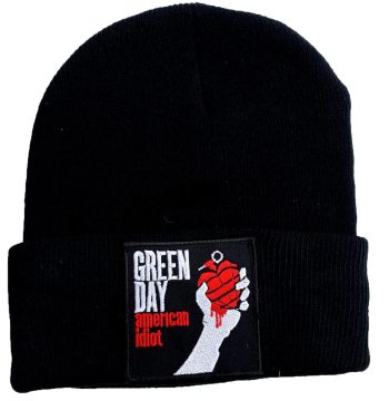 Green Day Beanie with Embroidered Logo