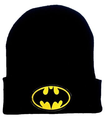Batman Beanie with Embroidered Logo
