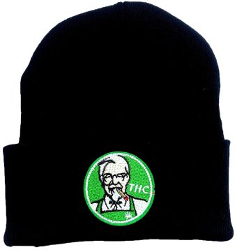 Funny KFC THC Beanie with Embroidered Logo