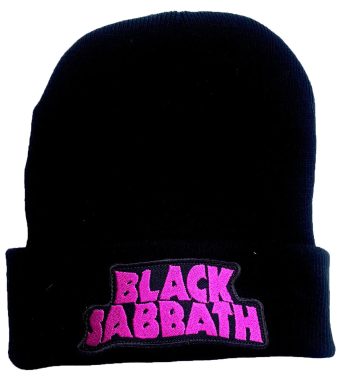 Black Sabbath Beanie with Embroidered Logo