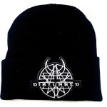 Disturbed Beanie with Embroidered Logo