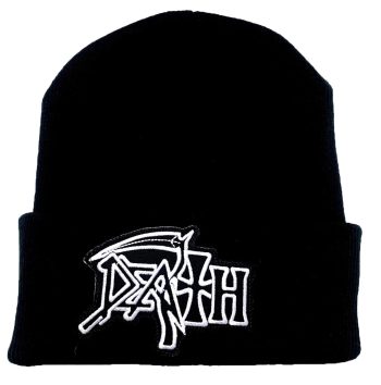 Death Beanie with Embroidered Logo
