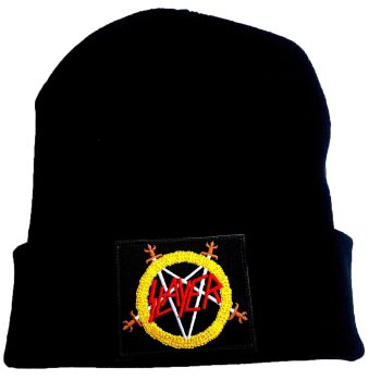 Slayer Beanie with Embroidered Logo