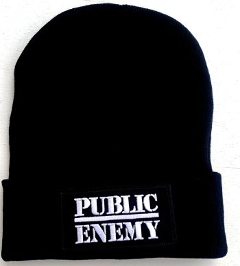 Public Enemy Beanie with Embroidered Logo