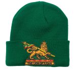 Lion Of Judah Rasta Reggae Beanie with Embroidered Logo