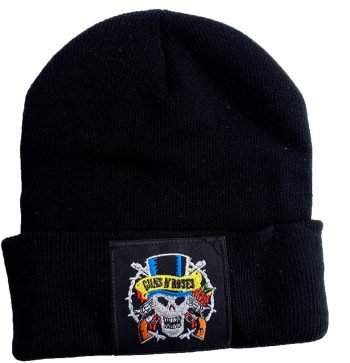 Guns N Roses Beanie with Embroidered Logo - 2 Styles Available
