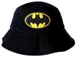 Batman Bucket Hat with Embroidered Logo
