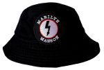 Marilyn Manson Bucket Hat with Embroidered Logo