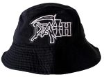 Death Bucket Hat with Embroidered Logo