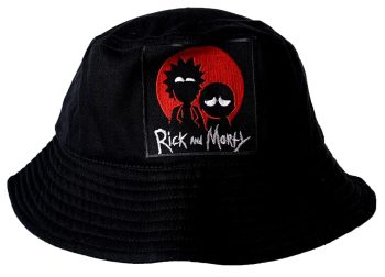 Rick and Morty Bucket Hat with Embroidered Logo