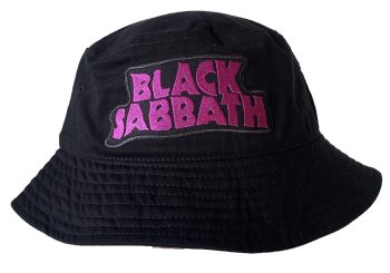 Black Sabbath Bucket Hat with Embroidered Logo
