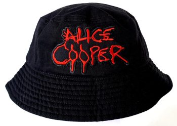 Alice Cooper Bucket Hat with Embroidered Logo
