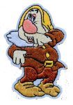 Sneezy Dwarf Embroidered Patch