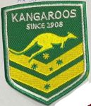 Kangaroos Rugby League Team Embroidered Patch