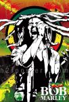 Bob Marley Poster - Rasta Colours - p6