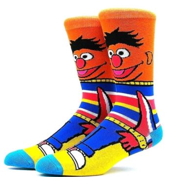Ernie from Sesame Street Socks