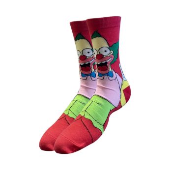 Krusty The Clown Simpsons Socks