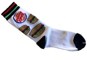 Burger King Socks - White