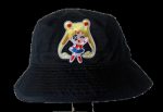 Sailor Moon Bucket Hat with Embroidered Logo