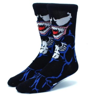 Venom Marvel Socks