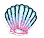 Mermaid Shell Embroidered Patch