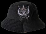 Motorhead Bucket Hat with Embroidered Logo