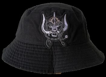 Motorhead Bucket Hat with Embroidered Logo