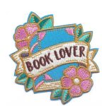 Book Lover Embroidered Patch