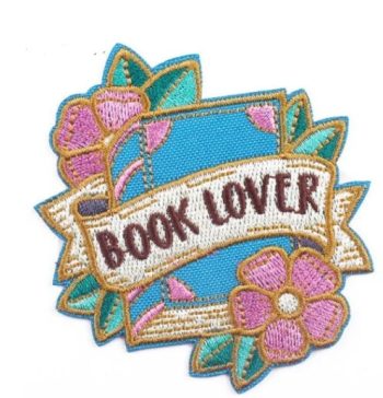 Book Lover Embroidered Patch