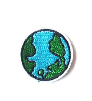 Planet Earth Embroidered Patch