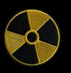 Nuclear Radiation Symbol Embroidered Patch