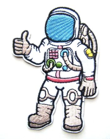 Spaceman Embroidered Patch