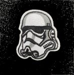 Stormtrooper Helmet Star Wars Embroidered Patch