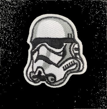Stormtrooper Helmet Star Wars Embroidered Patch