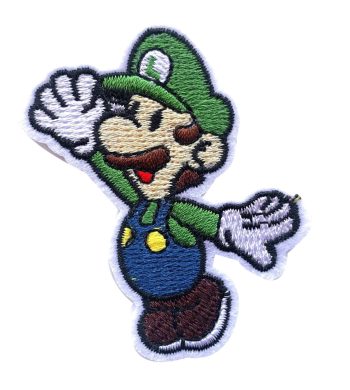 Super Mario Brothers Embroidered Patch - Luigi