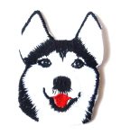 Husky Embroidered Patch
