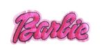 Barbie Pink Embroidered Patch