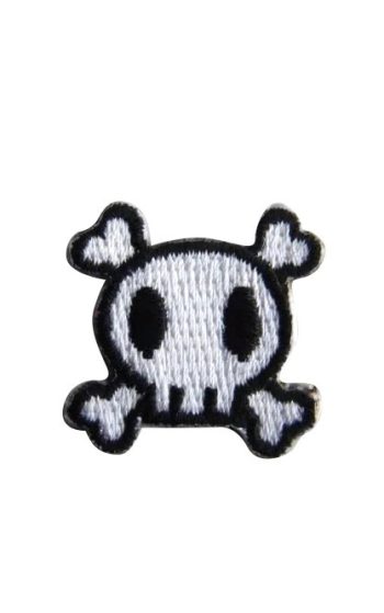 Skull and Crossbones - Embroidered Mini Patch