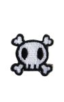 Skull and Crossbones - Embroidered Mini Patch